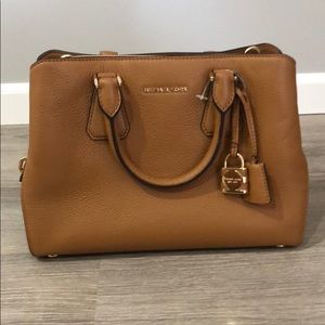Micheal Kors Camille Leather Satchel